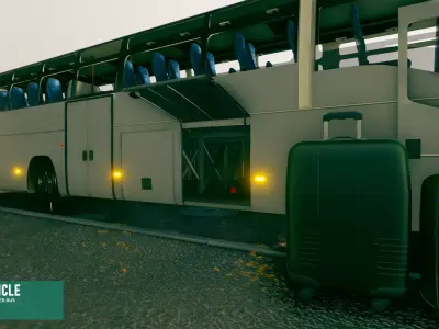 Vehicle - Passenger Bus 3D model