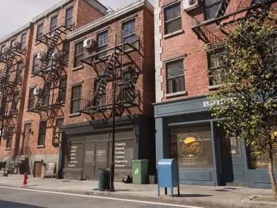 Newyork Street 3D model