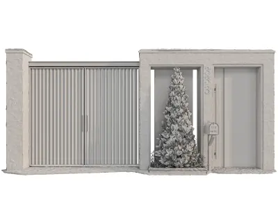 modern door 15 3D model