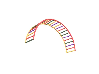 Playground Climbers v1 005 Low-poly 3D model