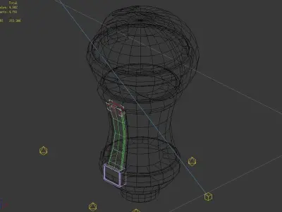 Ground-small operation ball 02 3D model