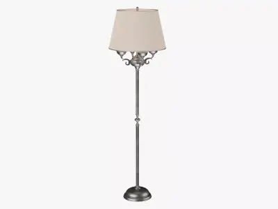 Floor Lamp Low-poly 3D model 15