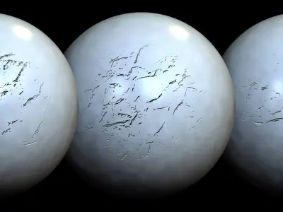 Crack VDM Brushes and Alpha Vol 3 Low-poly 3D model