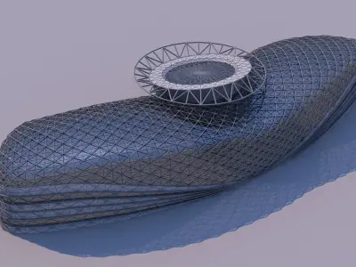 0161 - Modern Building 3D model