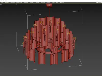 CHANDELIER BY FONTANA ARTE Low-poly 3D model