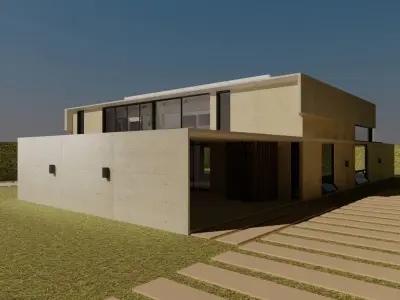 Modern House 3D model 51