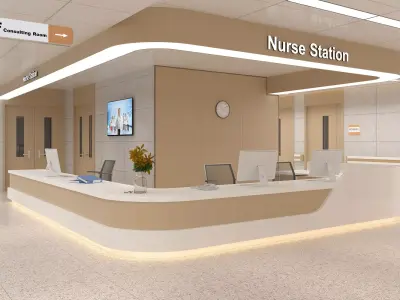 Hospital Interior 02 3D model