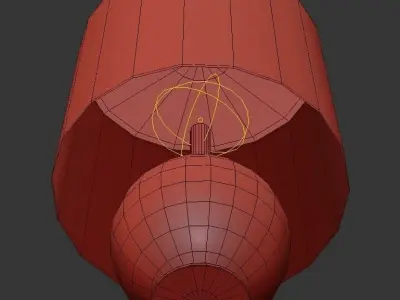 Luna table 3D model