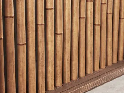 Bamboo decor n21 3D model