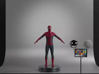 The Amazing Spider-Man Low-poly 3D model