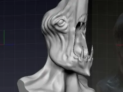 Monster Low-poly 3D model