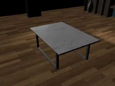 Marble coffee table  3D model