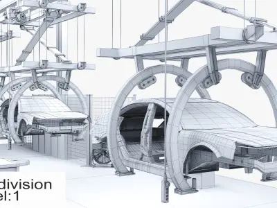  Conveyor Assembly Cars 