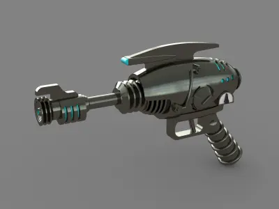 Alien Blaster Fallout 3D print model