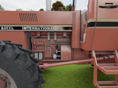 Harvester tractor 845XL 3D model