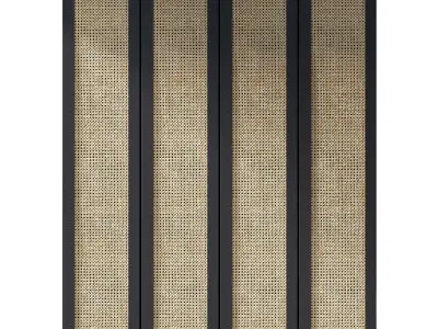 Ratan cabinet doors 3D model