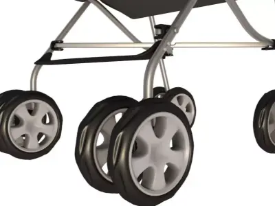 Baby Stroller 3D model
