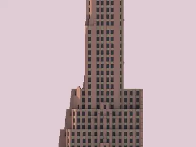 General Electric Building 3D print model