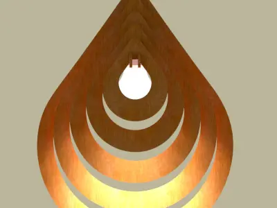 Chandelier lamp model 3D 3D model