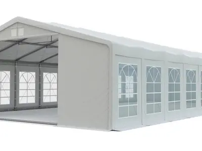 Party or storage tent 10x20m 3D model