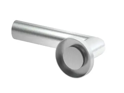 Frelan Satin Stainless Steel Door Handle 3D model