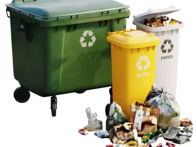 Garbage Set 2 3D model