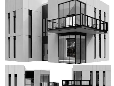 MODERN HOUSE NO7 A 3D model