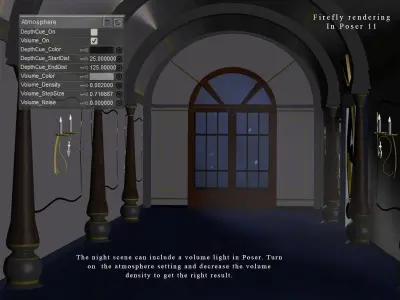 Castle Hallway 3D model