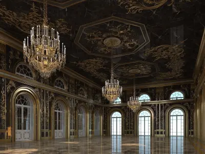 Classic Interior 314 3D model