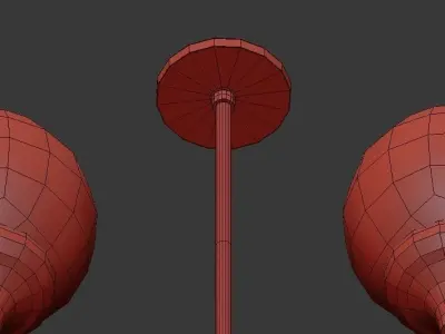 Chandelier Ball Valley Arredoluce Chandelier 3D model