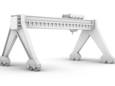 Port Crane 3D print model