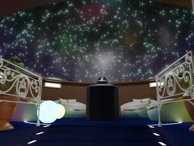 Small room at the planetarium 3D model
