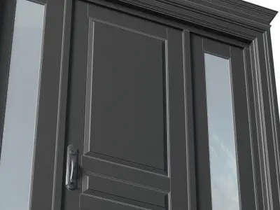 Entrance classic street Doors 3D model
