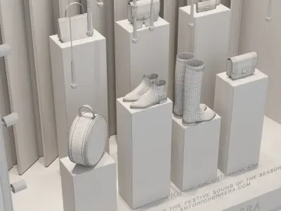 Shop window display 2 3D model