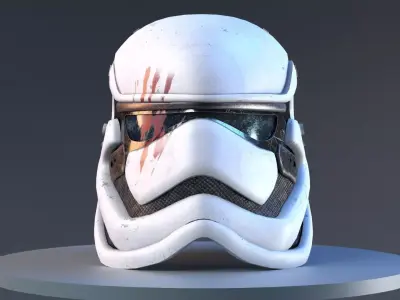 Star Wars Stormtrooper Helmet - VII VII IX 3D model