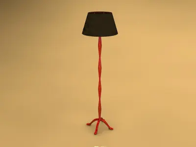 floor lamps brave and eco 3D model