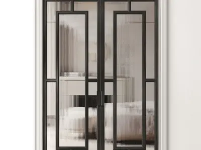 Art deco doors 5 3D model