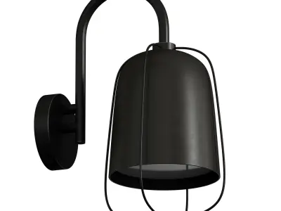Outdoor Wall Hanging Light Street Lamp Lantern 3D model