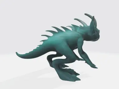 Alien creature 3D model