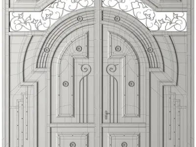 Classic Gate Low-poly 3D model