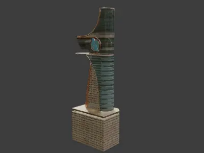 Avengers tony stark tower 3D model