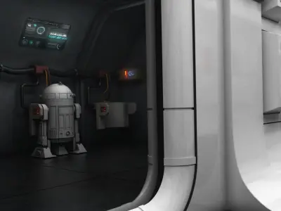 Star Wars Tantive IV Interior 3D model