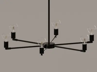 Hanging chandelier 3D model