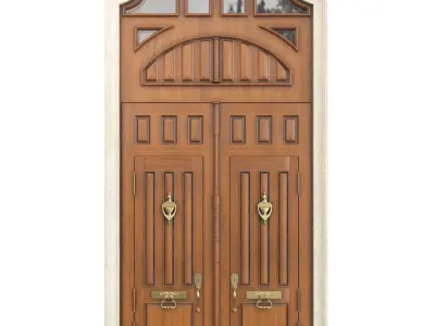Entrance classic door 86 3D model