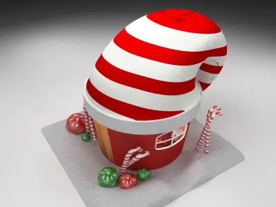 The house of Santa Clause 3D model
