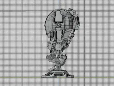 War Machine Sci-fi Robot  ATMOS-41 3D model