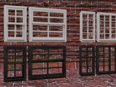 Windows Low-poly 3D model