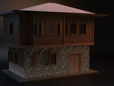 Turkish Safranbolu House 3D model