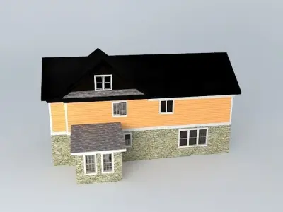Little Townhouse Free 3D model