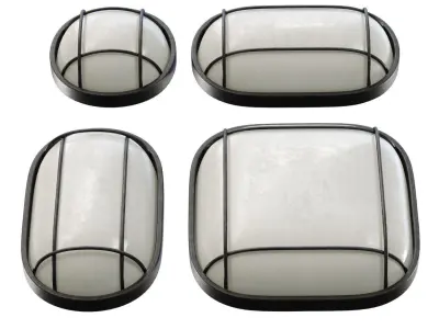 Industrial technical wall lamps  3D model